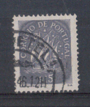 1943 - LOTTO/9711CU - PORTOGALLO - 15c. CARAVELLA - USATO