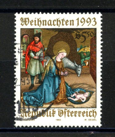 1993 - AUSTRIA - NATALE - USATO - LOTTO/39663