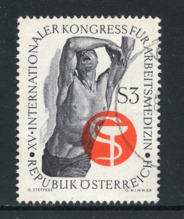 1966 - AUSTRIA - MEDICINA DEL LAVORO - USATO - LOTTO/27939