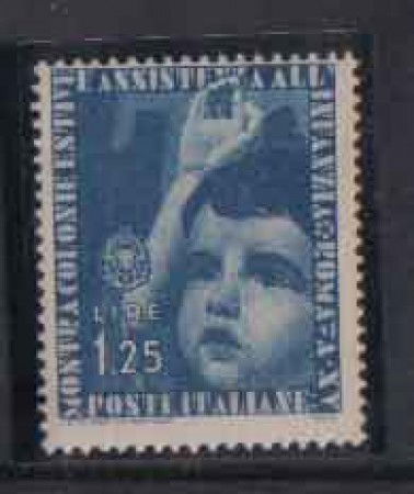 1937 - LOTTO/REG412N - REGNO - 1,25  LIRE COLONIE ESTIVE - NUOVO