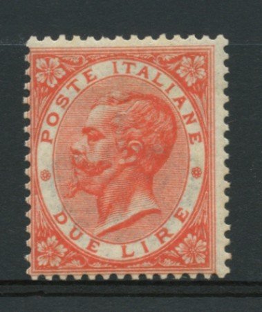 1863 - LOTTO/12044 - REGNO - 2 LIRE VERMIGLIO - LING.