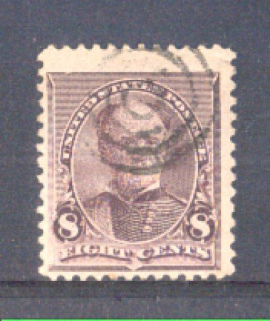 1890 - LBF/2945 - STATI UNITI - 8c. LILLA SHERMAN - USATO