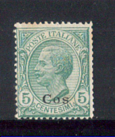 EGEO/COS - 1912 - LOTTO/9990L - 5 cent. VERDE