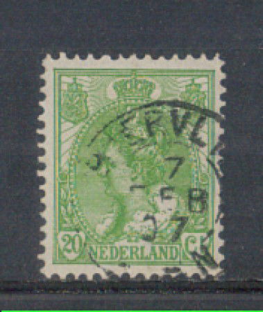 1898 - LOTTO/4005IU - OLANDA - 20c. VERDE - USATO