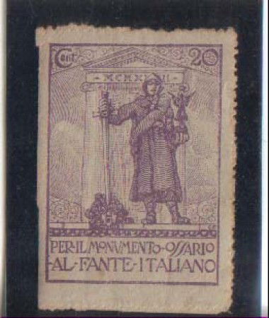 ITALIA - LOTTO/1787 - OSSARIO AL FANTE ITALIANO