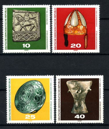 1970 - GERMANIA DDR - REPERTI ARCHEOLOGICI 4v. - NUOVI - LOTTO/36334
