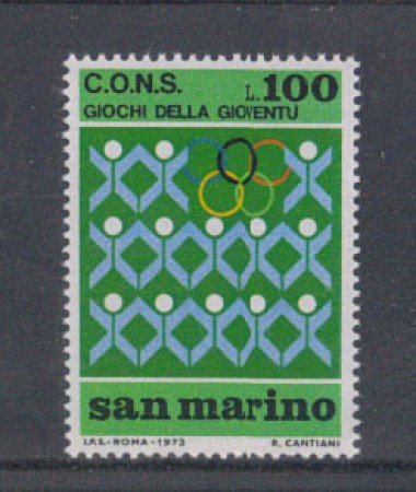 1973 - LOTTO/7943 - SAN MARINO - GIOCHI DELLA GIOVENTU'
