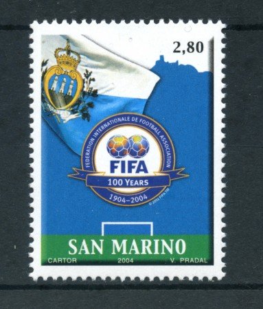 2004 - LOTTO/23327 - SAN MARINO - CENTENARIO FIFA - NUOVO