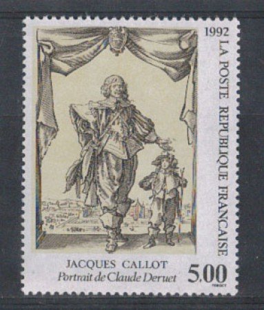 1992 - LOTTO/5261 - FRANCIA - JACQUES CALLOT 1v. NUOVO