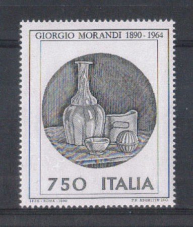 1990 - LOTTO/6947 - REPUBBLICA - GIORGIO MORANDI