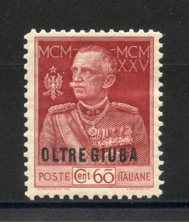1925/26 - OLTRE GIUBA - LOTTO/40789 - 60 CENT. GIUBILEO - NUOVO