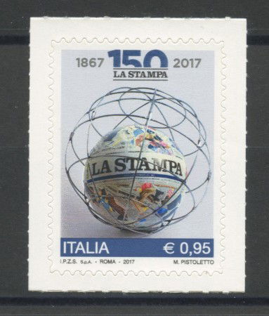 2017 - REPUBBLICA - QUOTIDIANO LA STAMPA - NUOVO - LOTTO/36988