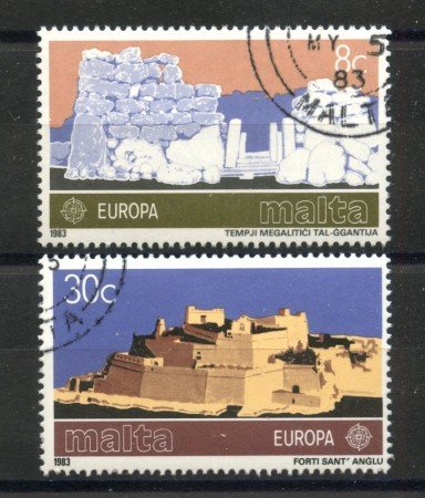 1983 - MALTA - LOTTO/41346US - EUROPA 2v. - USATI