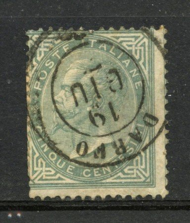 1863 - REGNO - LOTTO/38057 - 5 CENTESIMI VERDE - USATO DARFO