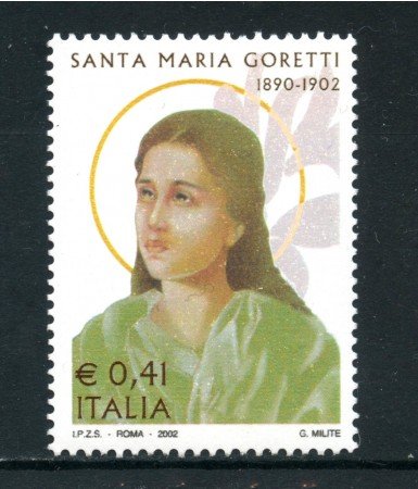 2002 - REPUBBLICA - S.MARIA GORETTI - NUOVO - LOTTO/25613