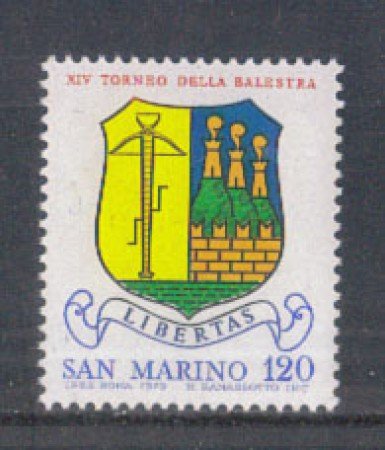 1979 - LOTTO/7995 - SAN MARINO - TORNEO BALESTRA