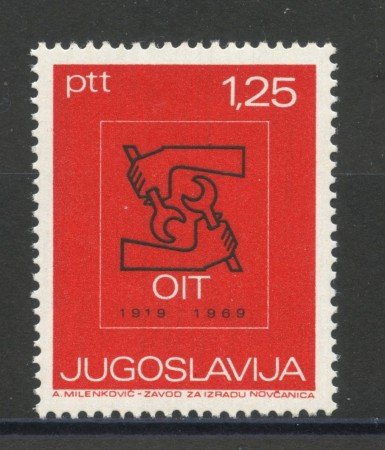1969 - JUGOSLAVIA - ORGANIZZAZIONE DEL LAVORO - LOTTO/34758