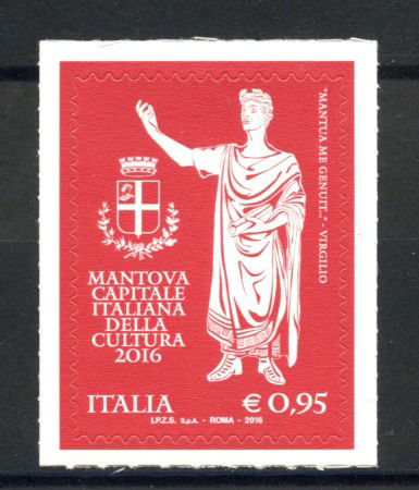 2016 - REPUBBLICA - MANTOVA CAPITALE CULTURA - NUOVO - LOTTO/36971