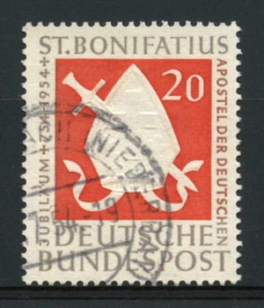 1954 - LOTTO/11853 - GERMANIA FEDERALE - 20p. S.BONIFACIO - USATO