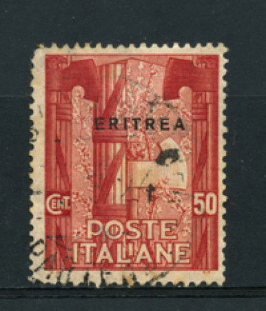 1923 - LOTTO/16795 - ERITREA - 50 cent. MARCIA SU ROMA - USATO
