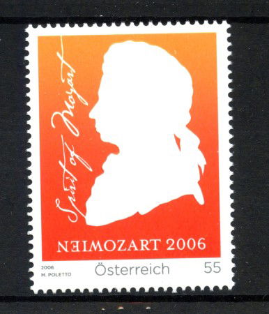 2006 - AUSTRIA - LOTTO/42072 - ANNIVERSARIO DI A.MOZART - NUOVO