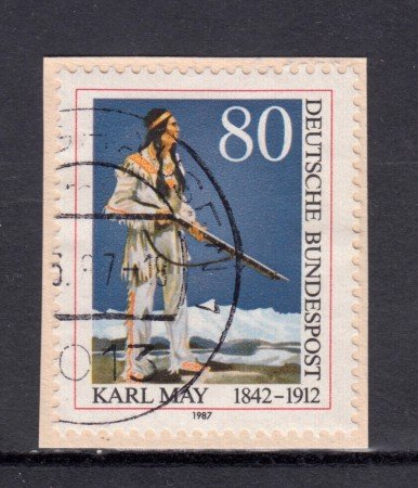 1987 - GERMANIA FEDERALE - KARL MAY - USATO - LOTTO/31337U