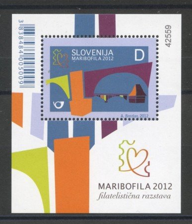 2012 - SLOVENIA -  MARIBOFILA FOGLIETTO - NUOVO - LOTTO/34514