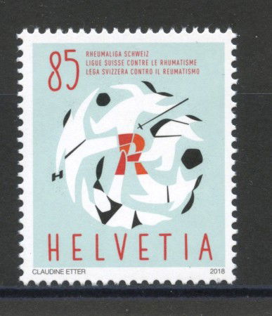 2018 - SVIZZERA - LOTTO/39728 - RHEUMALIGA  - NUOVO