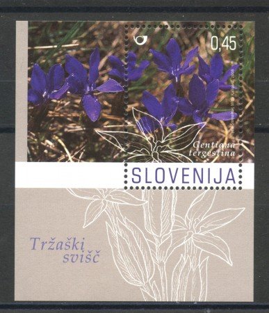 2008 - SLOVENIA - FIORI SELVATICI  FOGLIETTO - NUOVO - LOTTO/34373