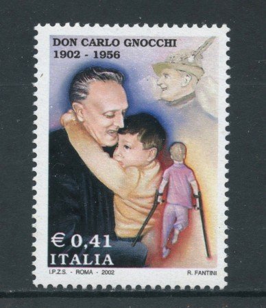 2002 - REPUBBLICA - DON CARLO GNOCCHI - NUOVO - LOTTO/25625