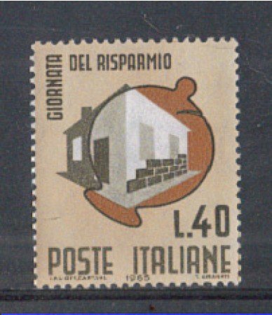 1965 - LOTTO/6443 - REPUBBLICA - GIORNATA RISPARMIO