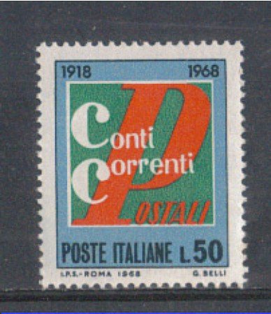 1968 - LOTTO/6511 - REPUBBLICA - CONTI CORRENTI