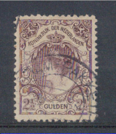 1898 - LOTTO/4005PU - OLANDA - 2,5g. VIOLETTO GRIGIO - USATO