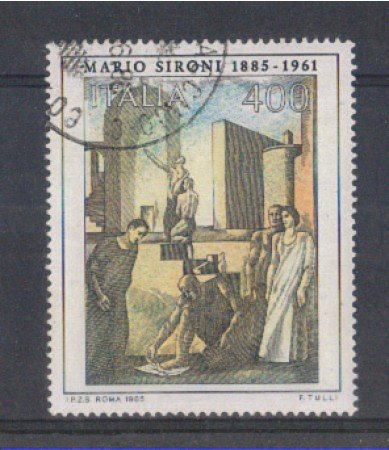 1985 - LOTTO/6833UB - REPUBBLICA - 400 L. MARIO SIRONI  - USATO