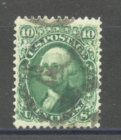 1861/62 - STATI UNITI - LOTTO/40817 - 10 Cent. VERDE G.WASHINGTON - USATO