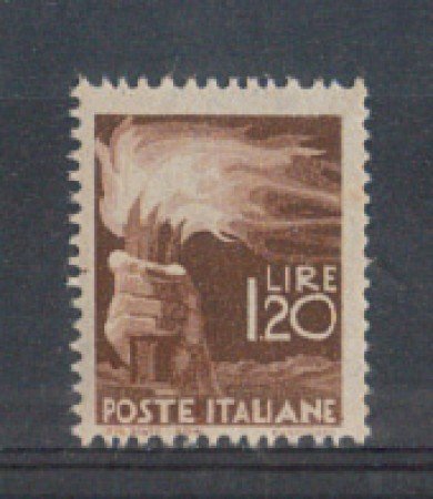 1945 - LOTTO/5992 - REPUBBLICA - 1,20 LIRE DEMOCRATICA