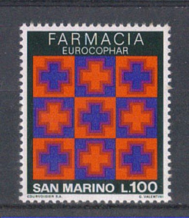 1975 - LOTTO/7962 - SAN MARINO - CONGRESSO DI FARMACIA - NUOVO