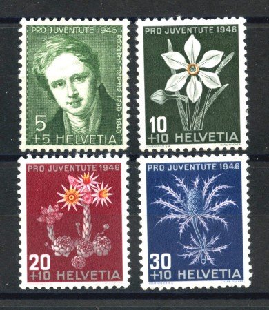 1946 - LOTTO/39383 - SVIZZERA - PRO JUVENTUTE 4v. - NUOVI