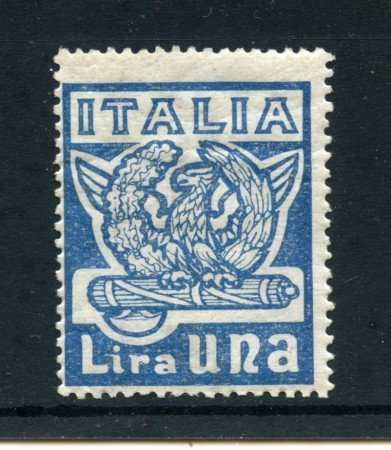 1923 - REGNO - 1 LIRA MARCIA SU ROMA - LINGUELLATO - LOTTO/27214