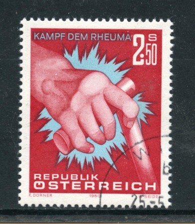 1980 - AUSTRIA - LOTTA AL REUMATISMO - USATO - LOTTO/28191