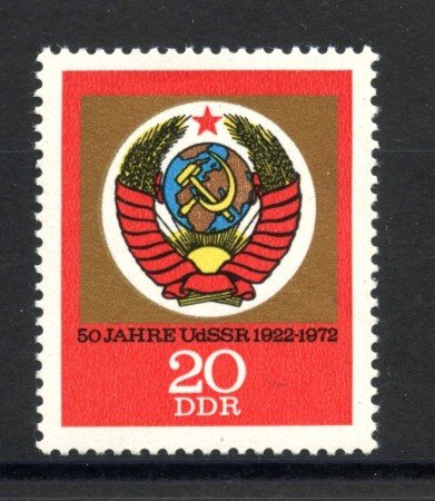 1972 - GERMANIA DDR - CINQUANTENARIO URSS - NUOVO - LOTTO/36446
