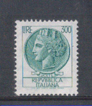1972 - LOTTO/6559A - REPUBBLICA - 300 L. SIRACUSANA VINILICA