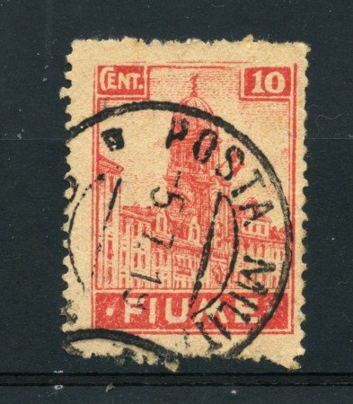 1919 - LOTTO/17432 - FIUME - 10 c. ALLEGORIE E VEDUTE - USATO