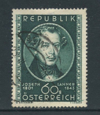 1951 - AUSTRIA - JOSEF LANNER - USATO - LOTTO/27897U