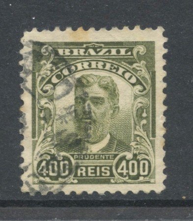 1906 - BRASILE - 400r. PRUDENTE DE MORAES - USATO - LOTTO/28845