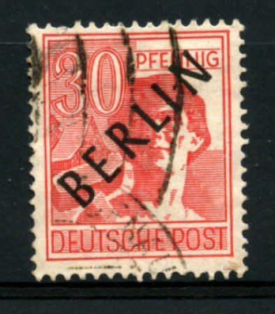 1948 - LOTTO/11930 - BERLINO - 30p. ROSSO - USATO