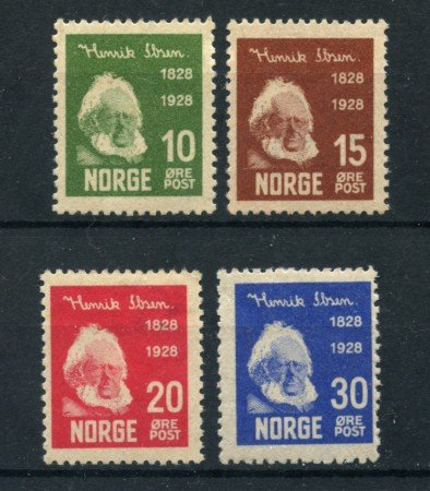 1928 - LOTTO/19881 - NORVEGIA - HENRICK  IBSEN 4v. - LING.