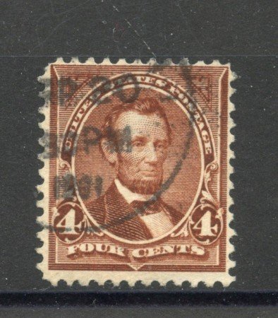 1894 - STATI UNITI - LOTTO/41535 - 4 CENT. A. LINCOLN - USATO
