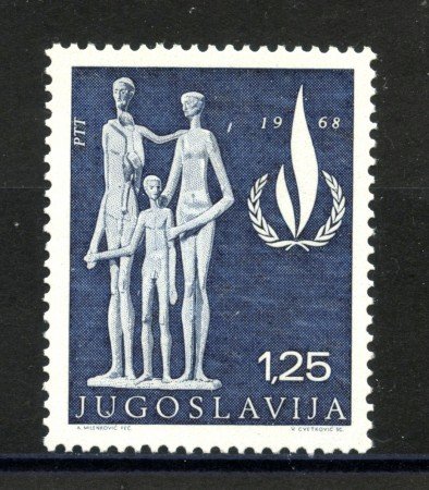 1968 - JUGOSLAVIA - DIRITTI DELL'UOMO - LOTTO/34757