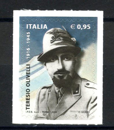 2016 - REPUBBLICA - TERESIO OLIVELLI - NUOVO - LOTTO/36972